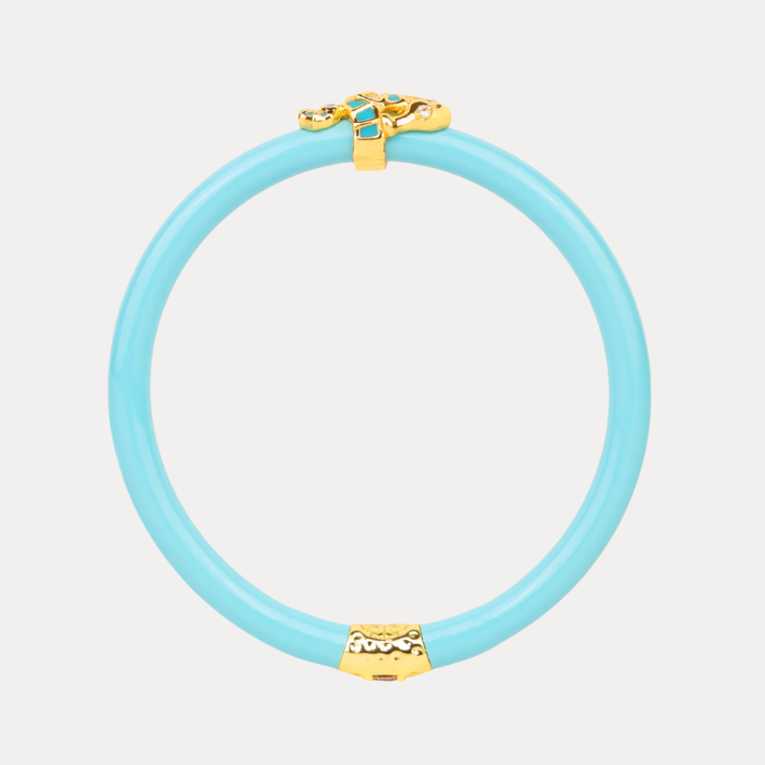 Fauna Seahorse All Weather Bangle® (AWB®) - Turquoise