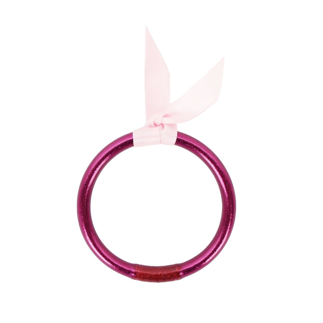 Amethyst Purple All Season Bangle Bracelet for Babies | BuDhaGirl