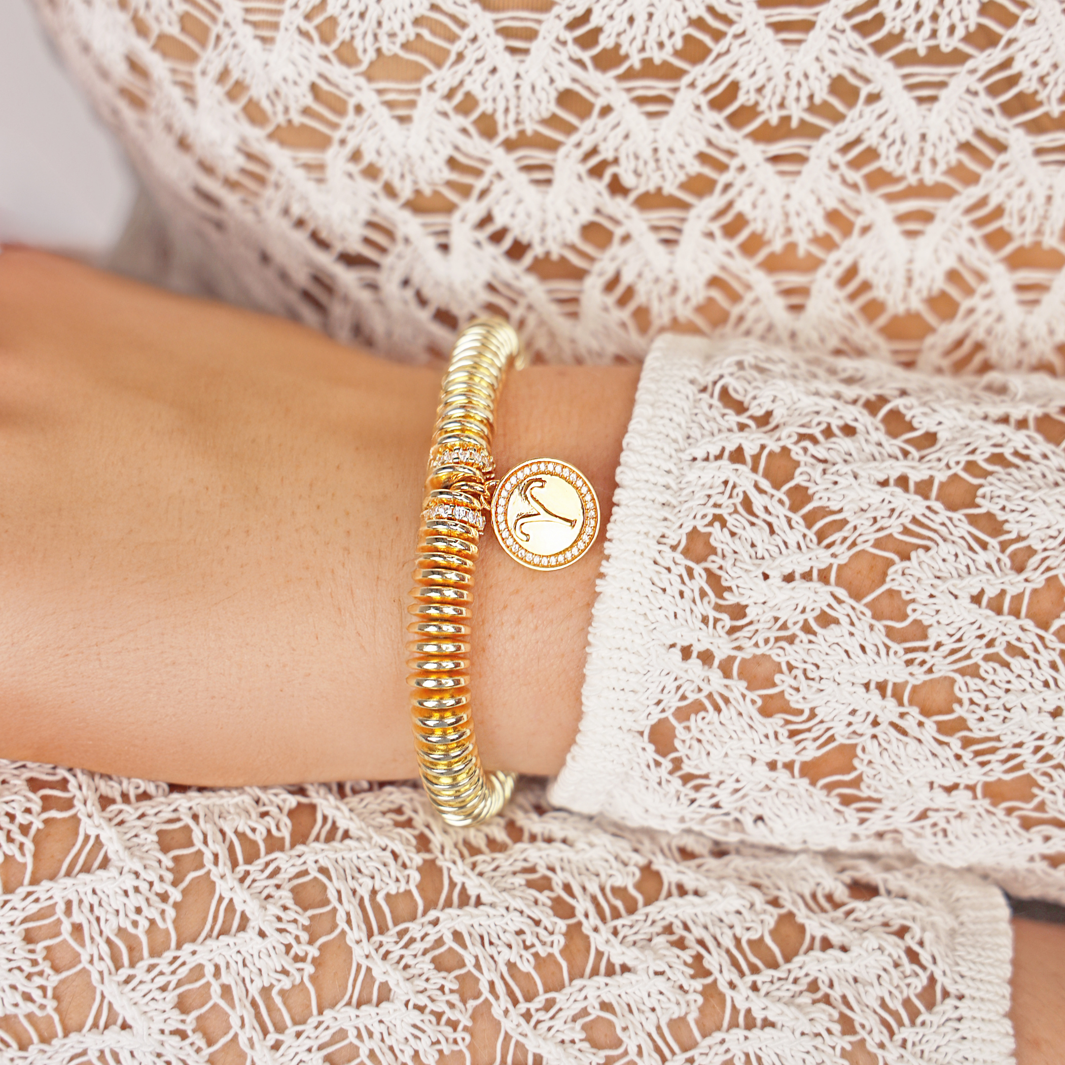 Aries Zodiac Charm Bracelet