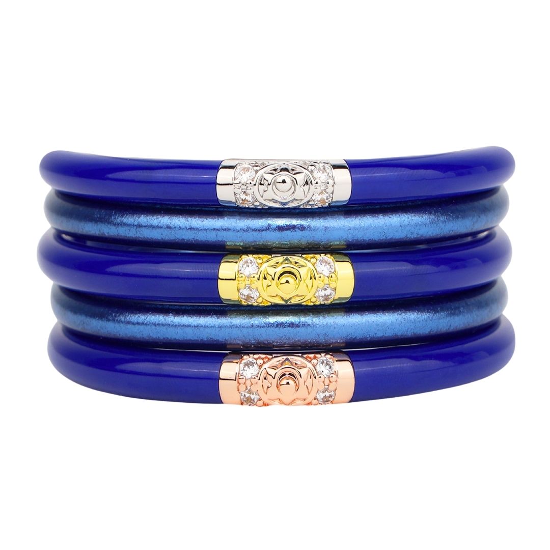 August 2024 Blue Moon Bangle Bracelet Stack of the Week BuDhaGirl