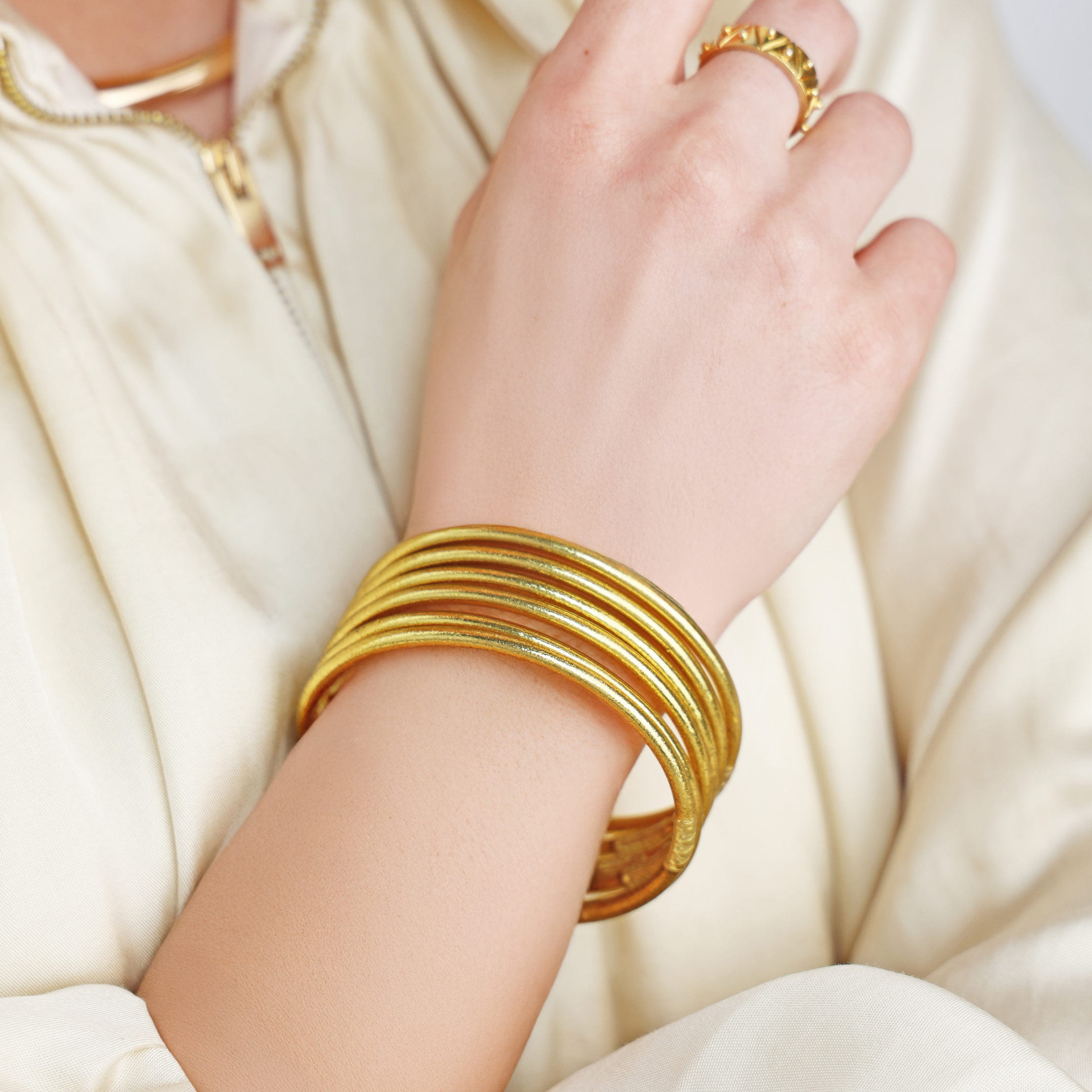 Aura Lumine All Weather Bangles® (Set of 6)