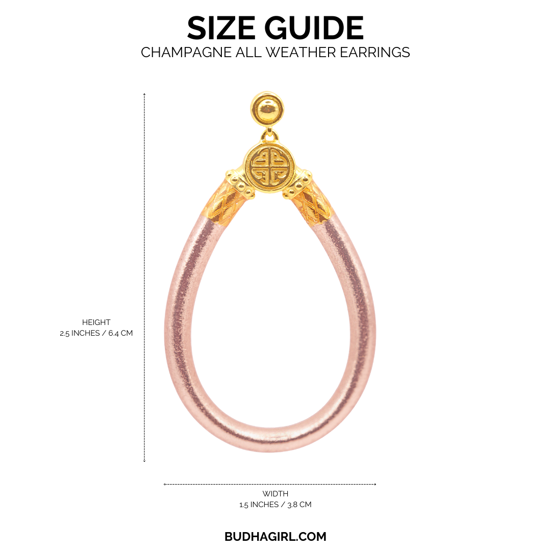 Champagne All Weather Earrings