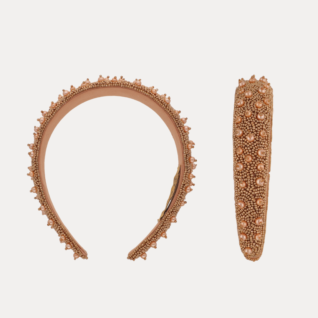 a headband and bracelet