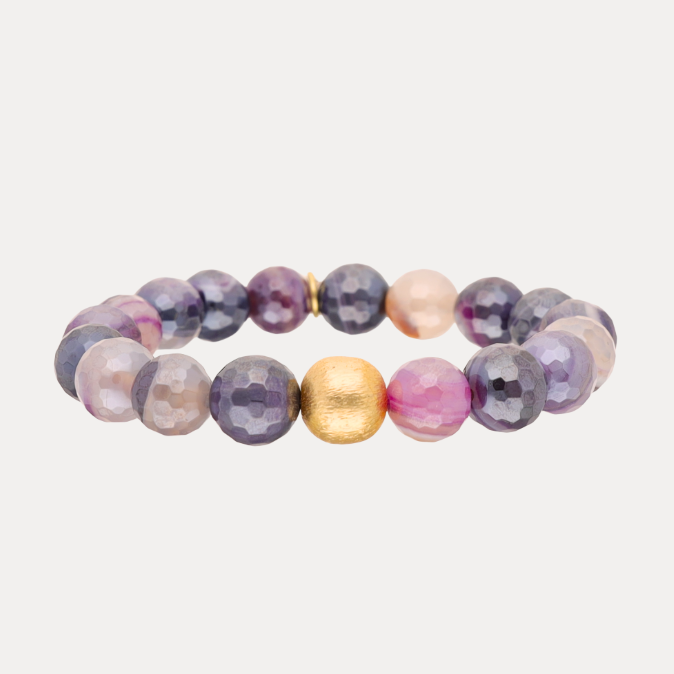 a bracelet with beads on it