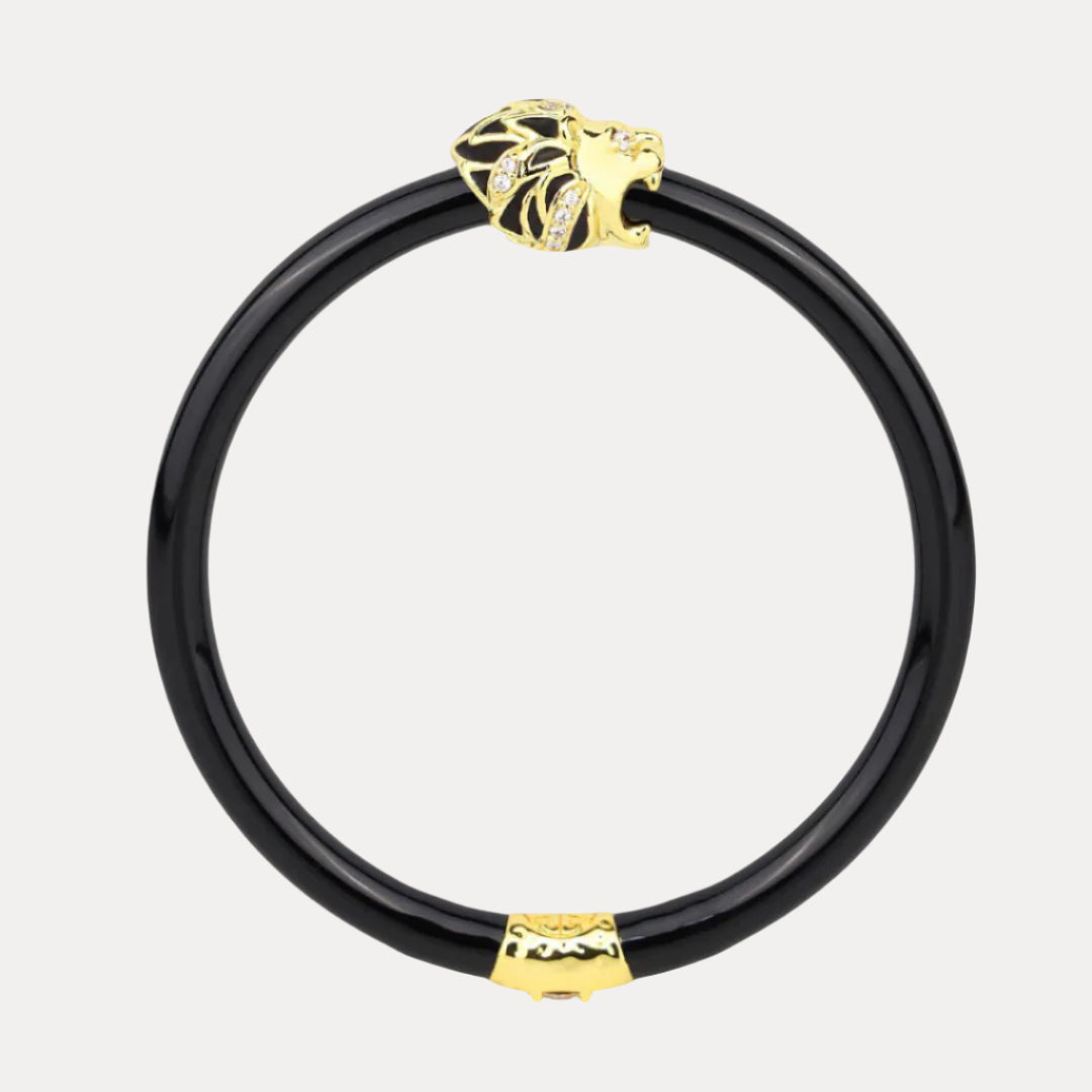 Chocolate Fauna Panther All Weather Bangle - BuDhaGirl