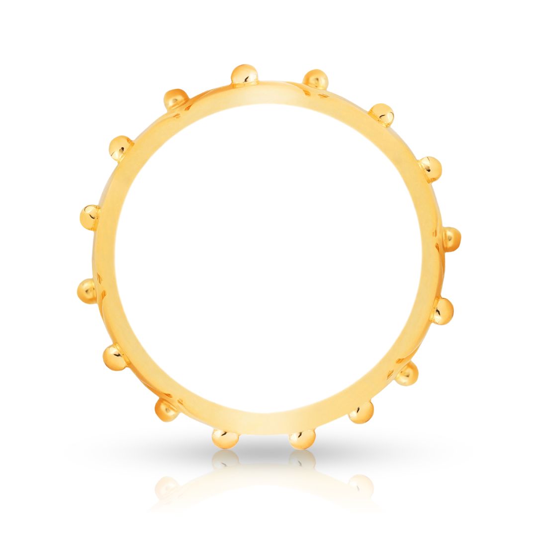 22kt Gold Plated Brass "Feel" Serenity Ring for Women | BuDhaGirl