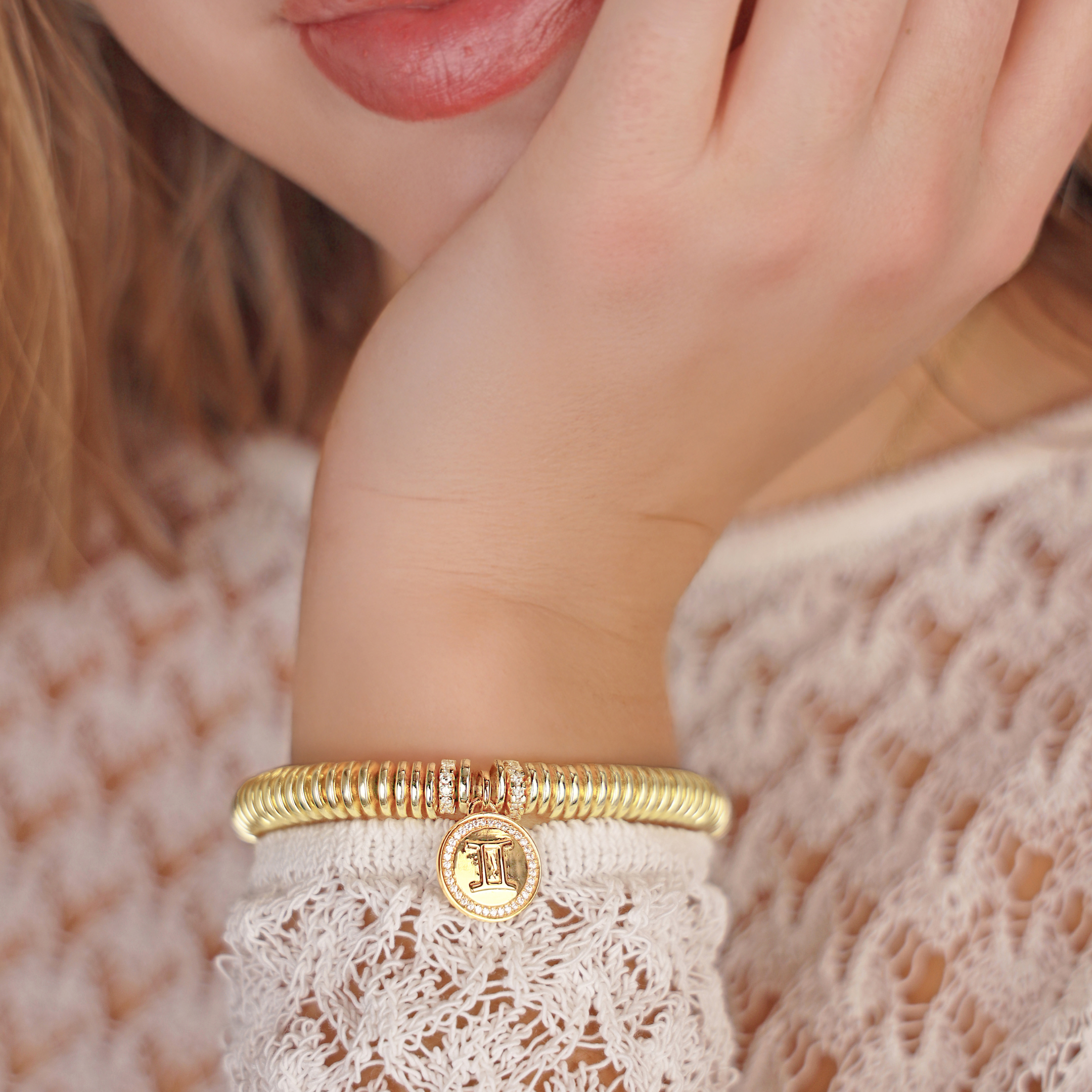 Gemini Zodiac Charm Bracelet