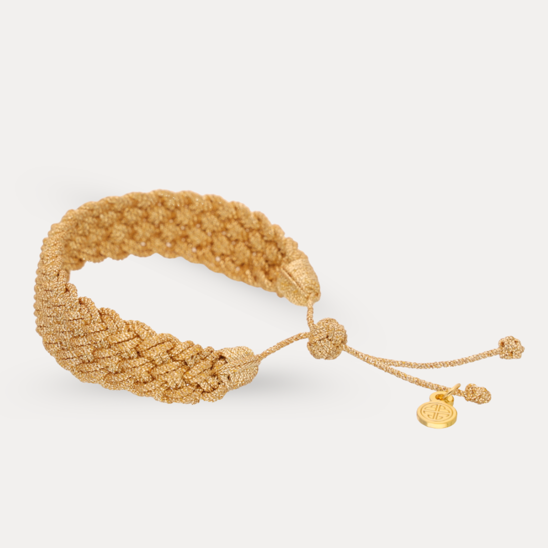 Gold Double Bailey Bracelet