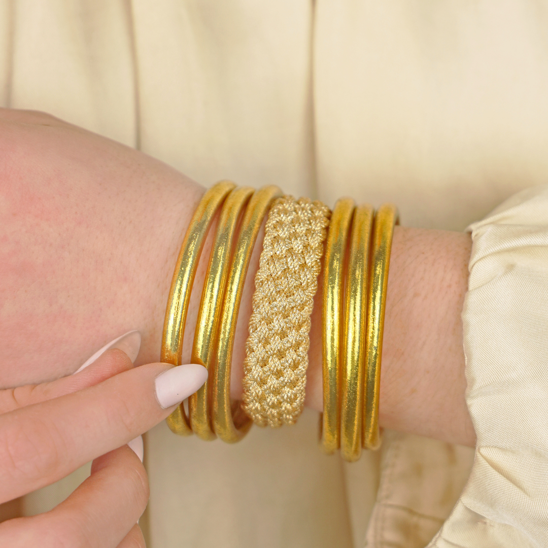 Gold Double Bailey Bracelet