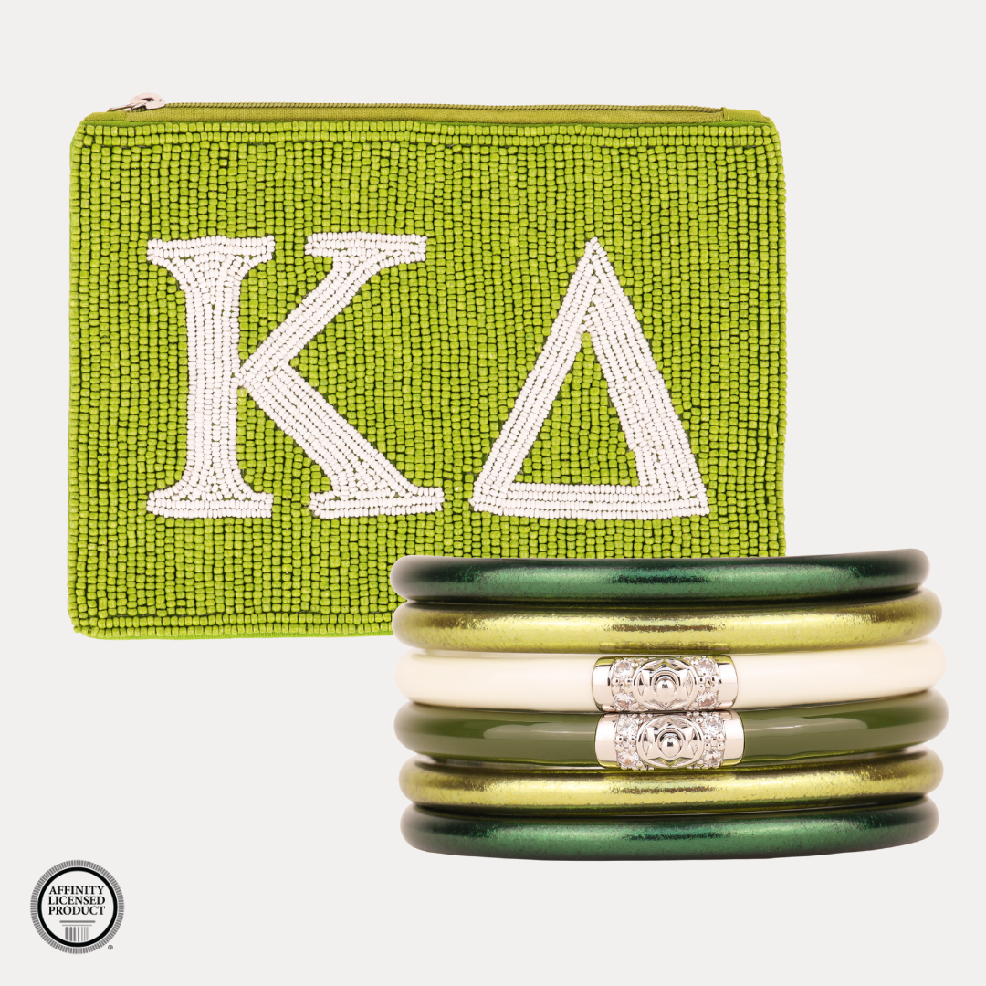 Kappa Delta Sorority Bangle Bracelet Stack | BuDhaGirl