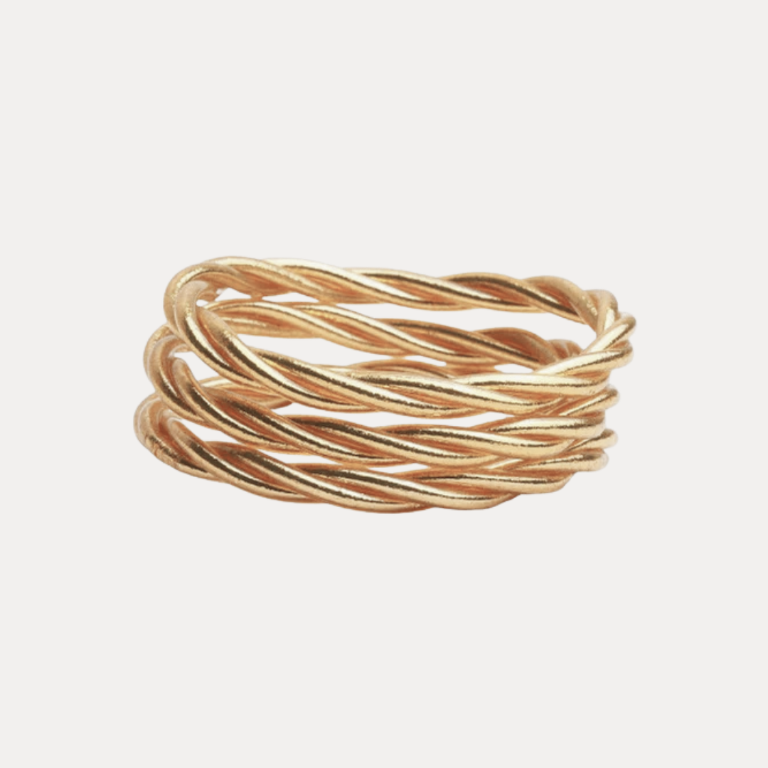 Kumali Twisted Bracelet - Light Gold