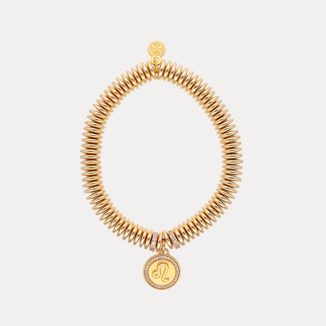 Leo Zodiac Charm Bracelet
