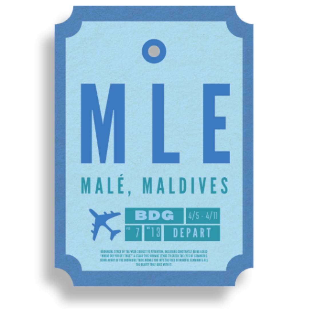 Maldives Bracelet Stack of the Week Luggage Tag | BuDhaGirl
