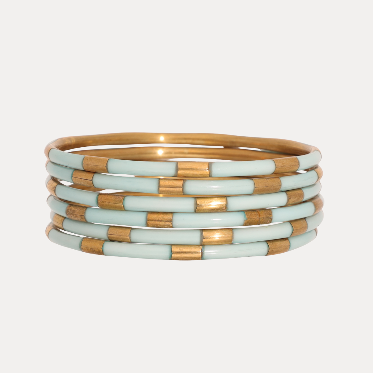 Mint Veda Bangles - Set of 6