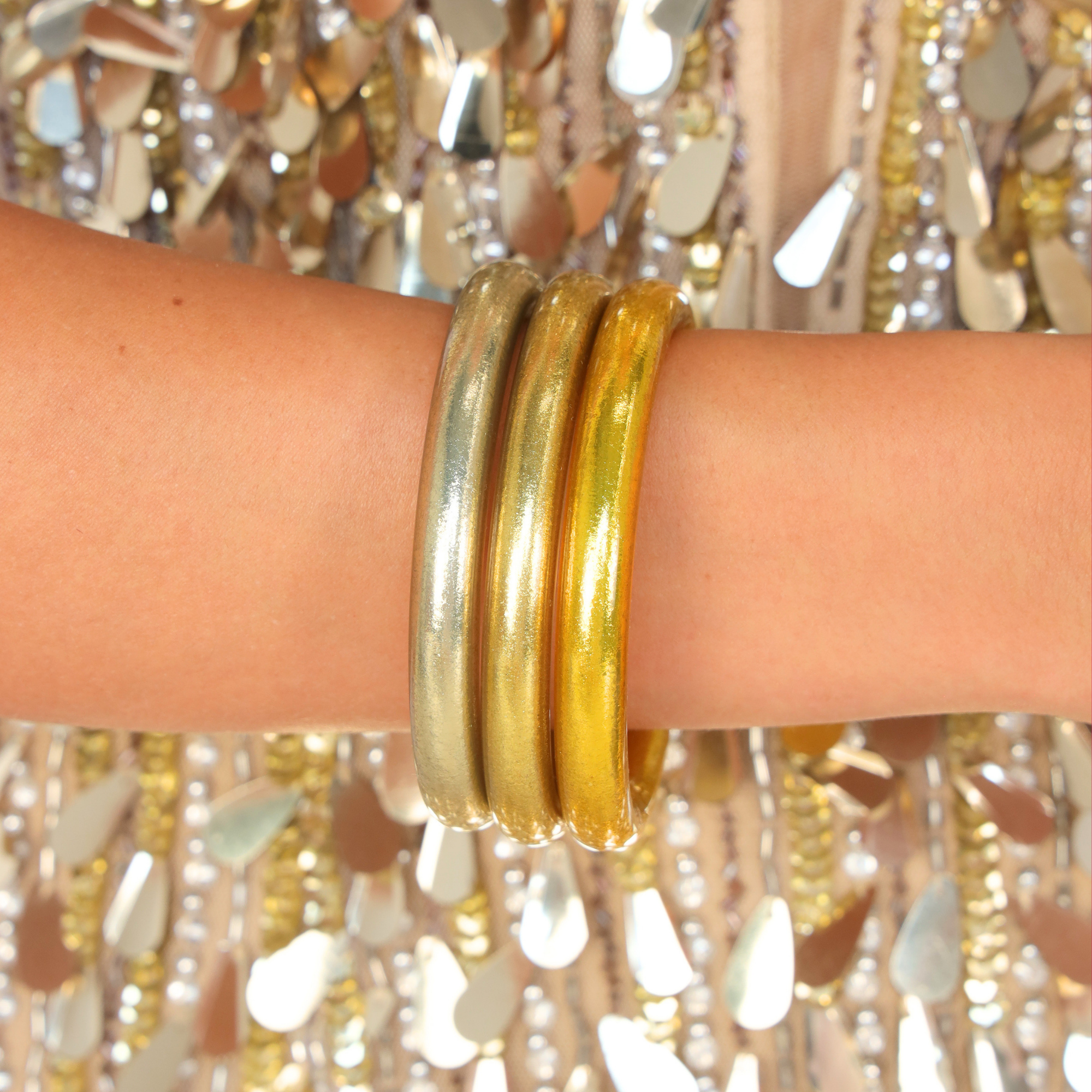 Mixed Gold Tzubbie All Weather Bangles® Bundle