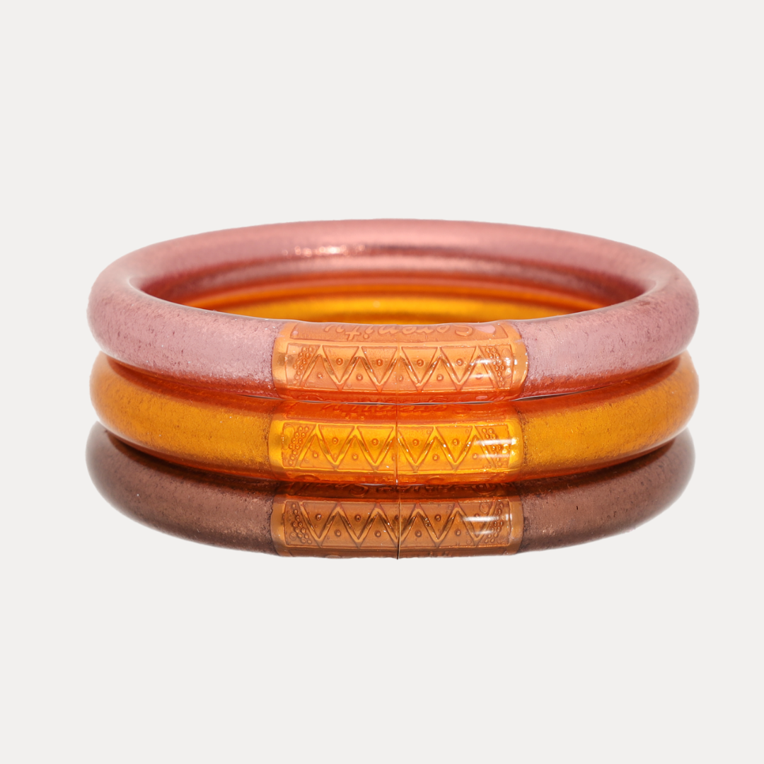 Mixed Tzubbie Rose Gold, Spark, Meteorite Bundle | Bangles, Jewelry, Bracelets | BuDhaGirl