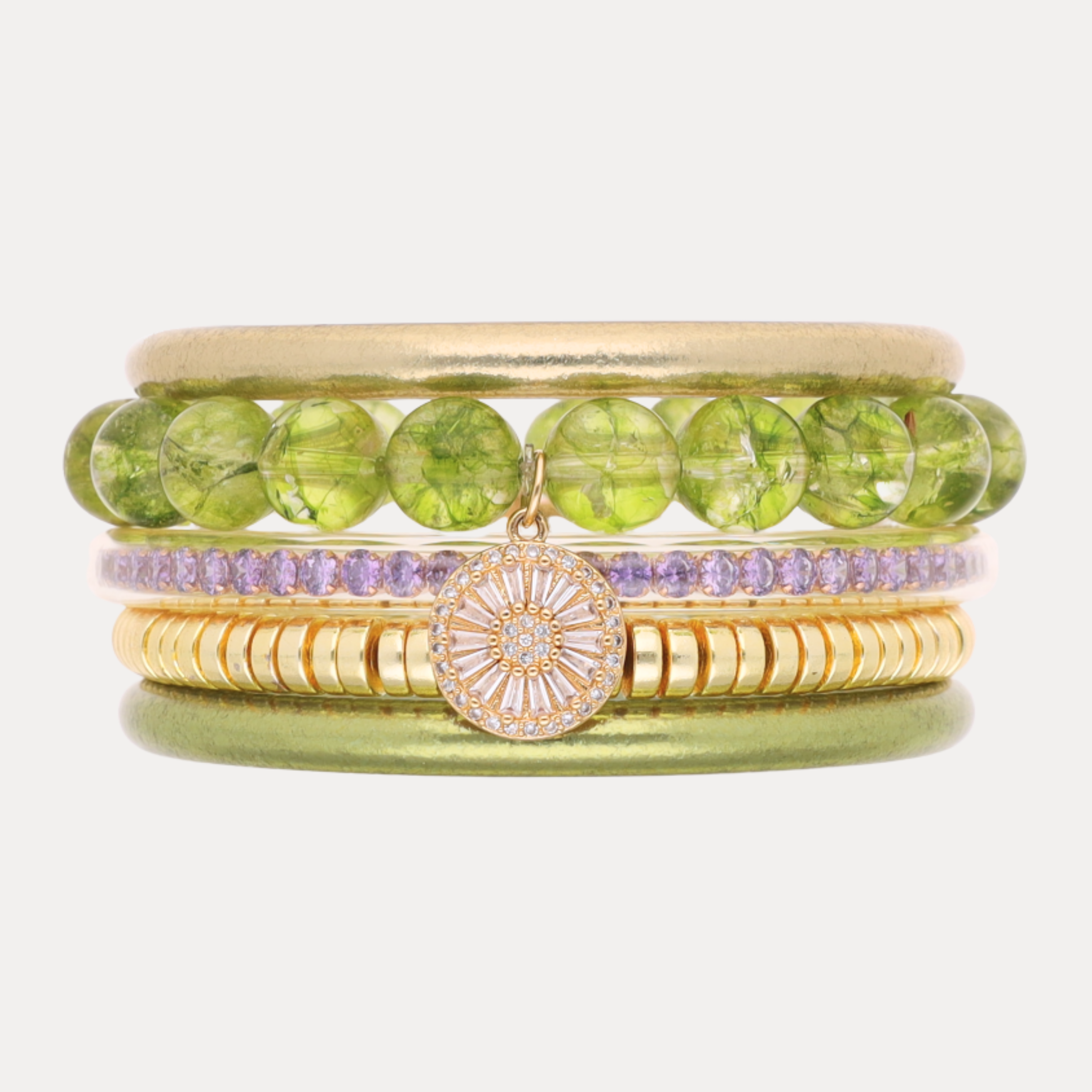 Morning Garden Bangle Stack