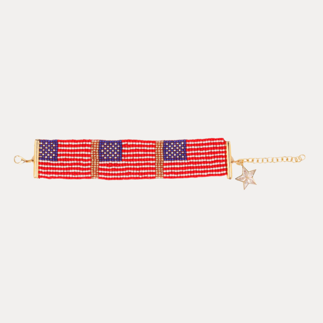 Old Glory Beaded Bracelet | BuDhaGirl