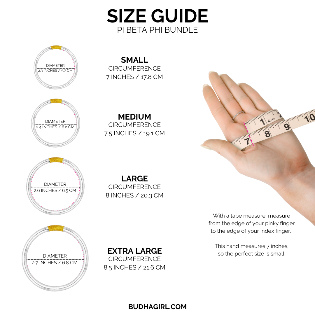 Pi Beta Phi Bangle Stack | BuDhaGirl