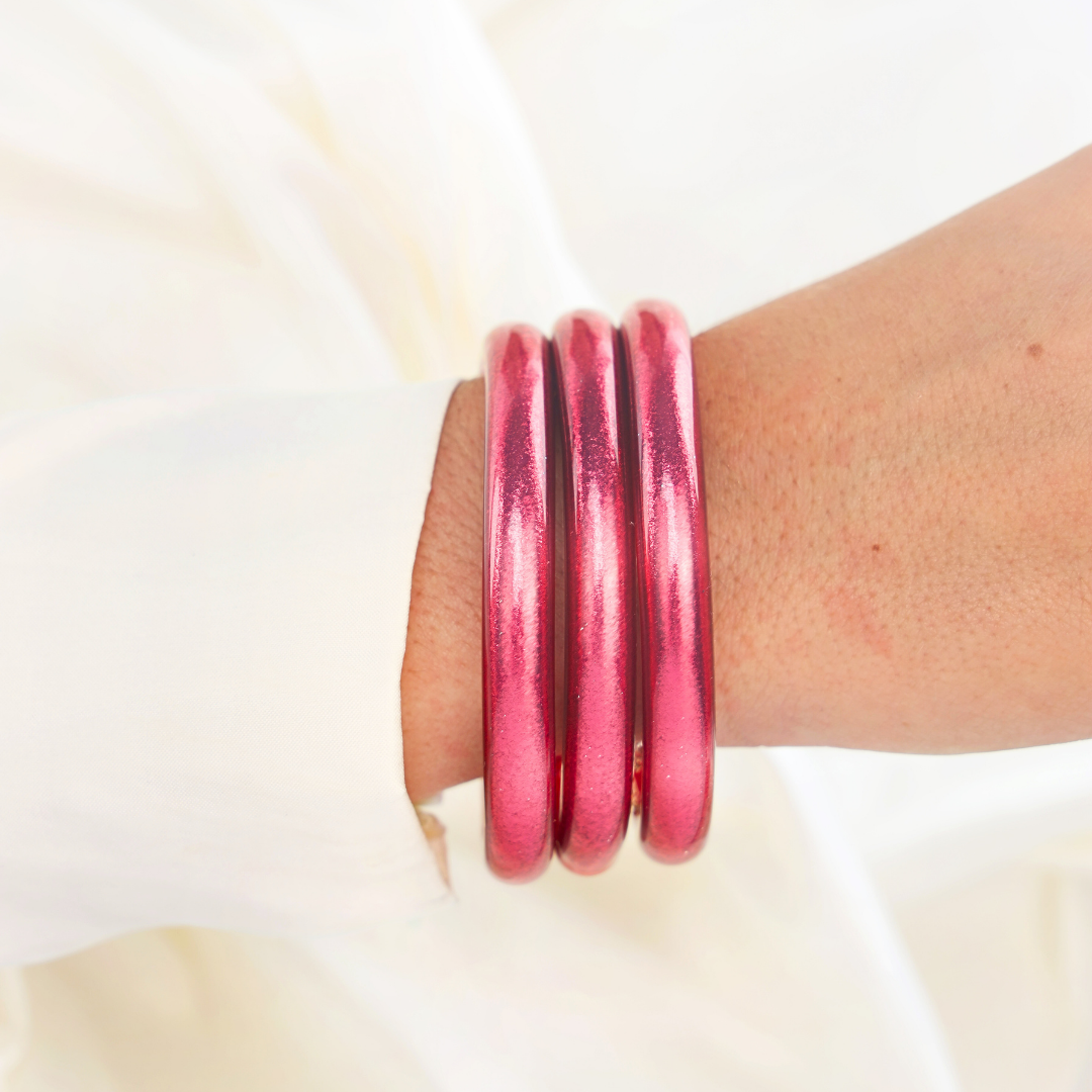 Pink Tzubbie All Weather Bangles® Bundle | BuDhaGirl