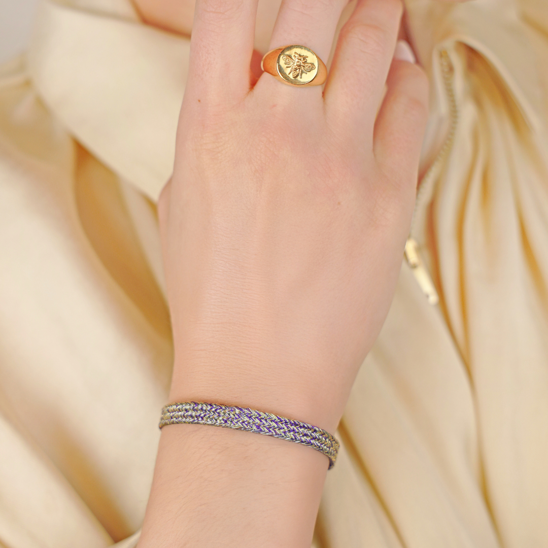 Purple Slim Bailey Bracelet