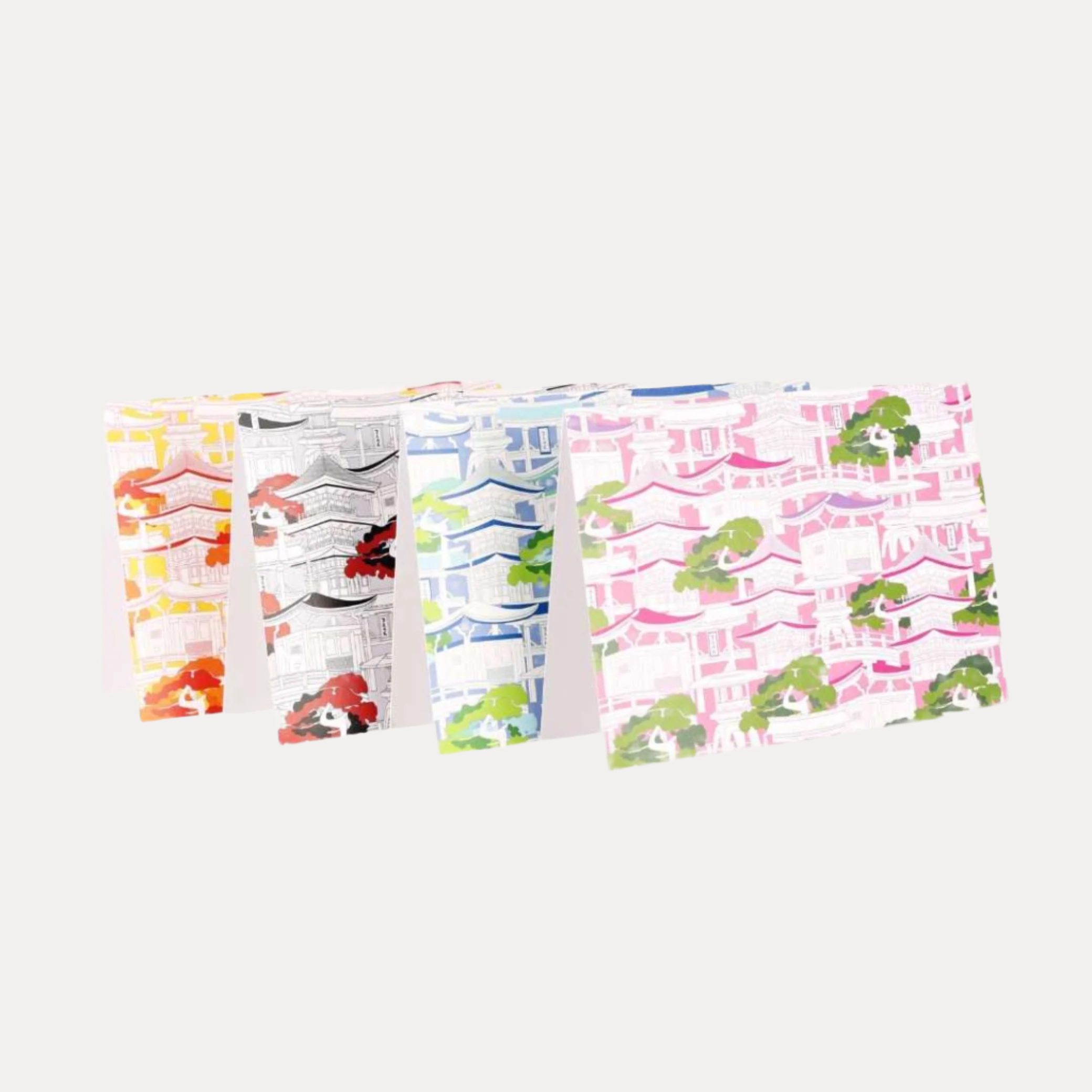 Ensemble de Cartes Postales Pagode