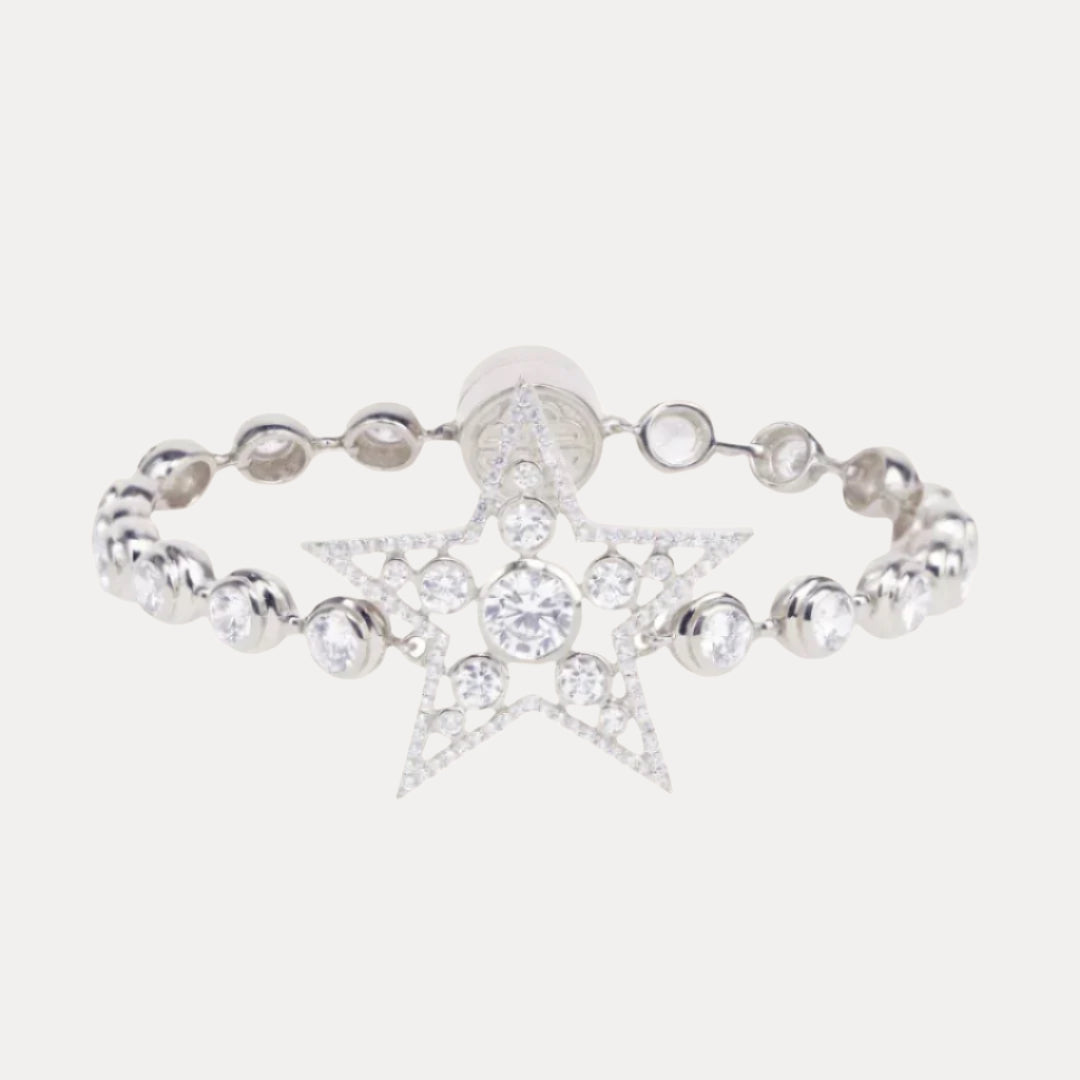 Silver/White Star Bracelet for Women BuDhaGirl