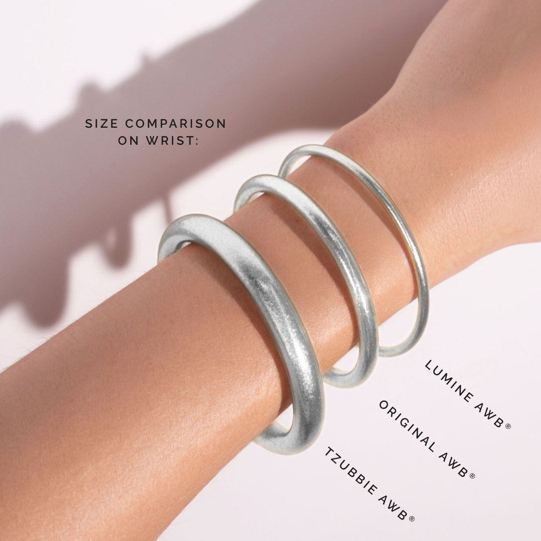Silver Lumine All Weather Bangles® (Set of 6)