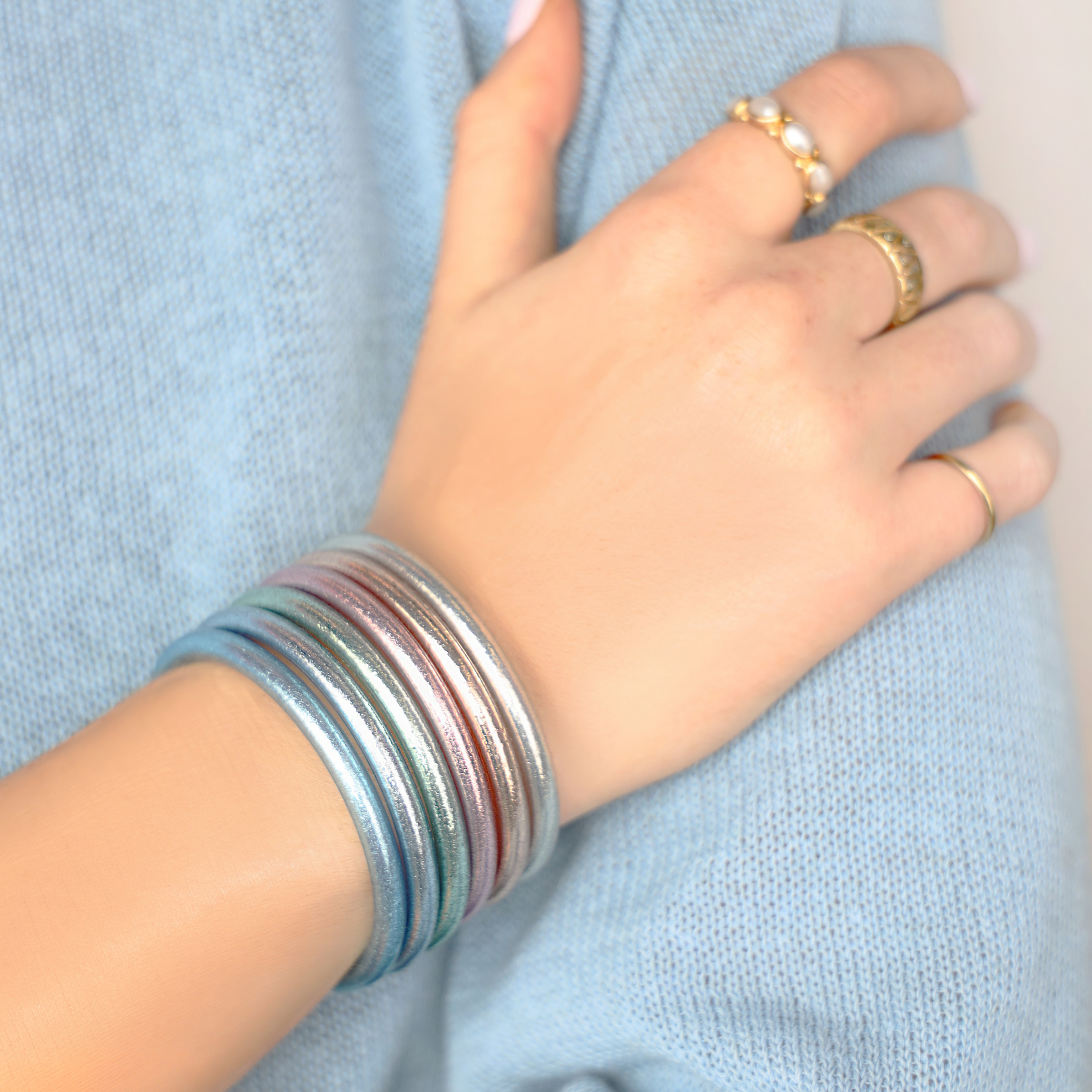 Spring Breeze Bangle Stack