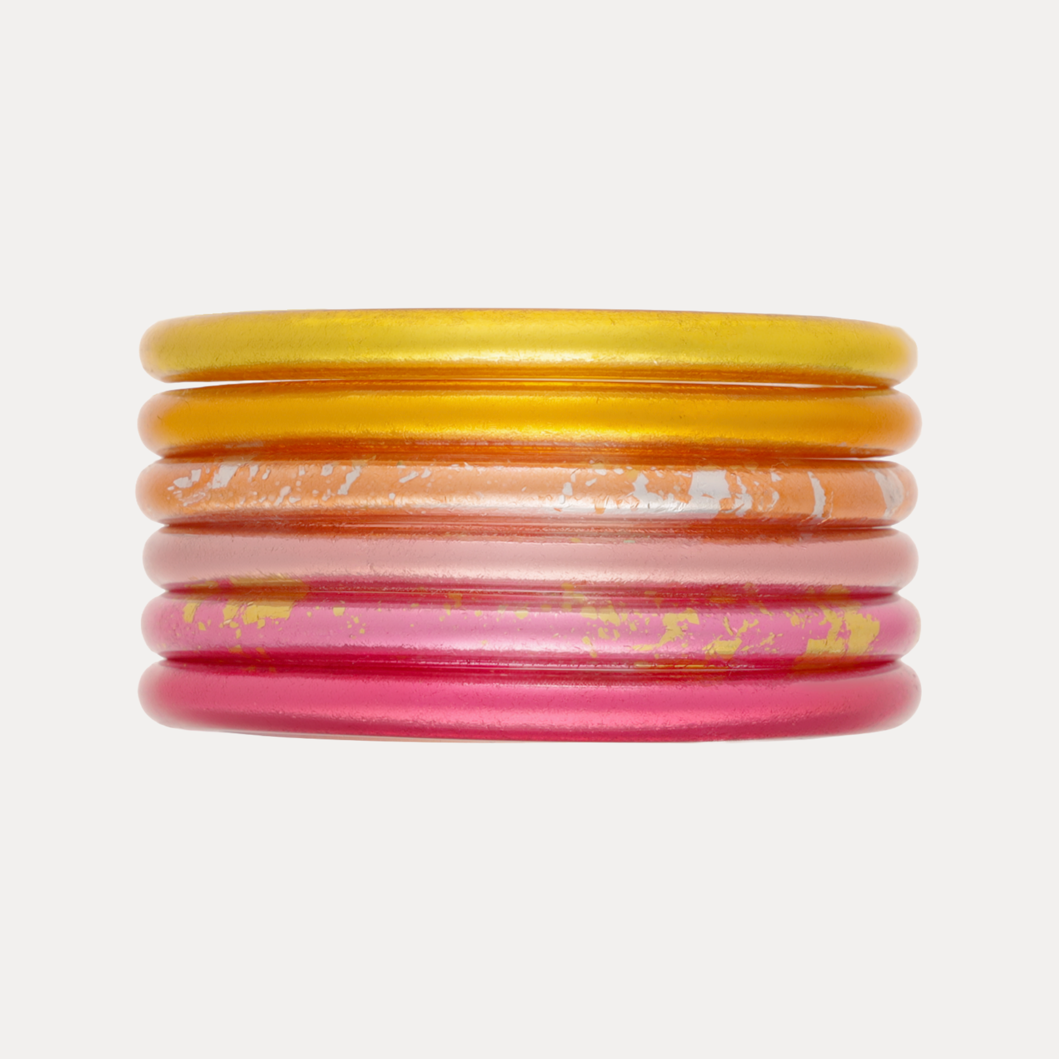 Spring Flower Bangle Stack