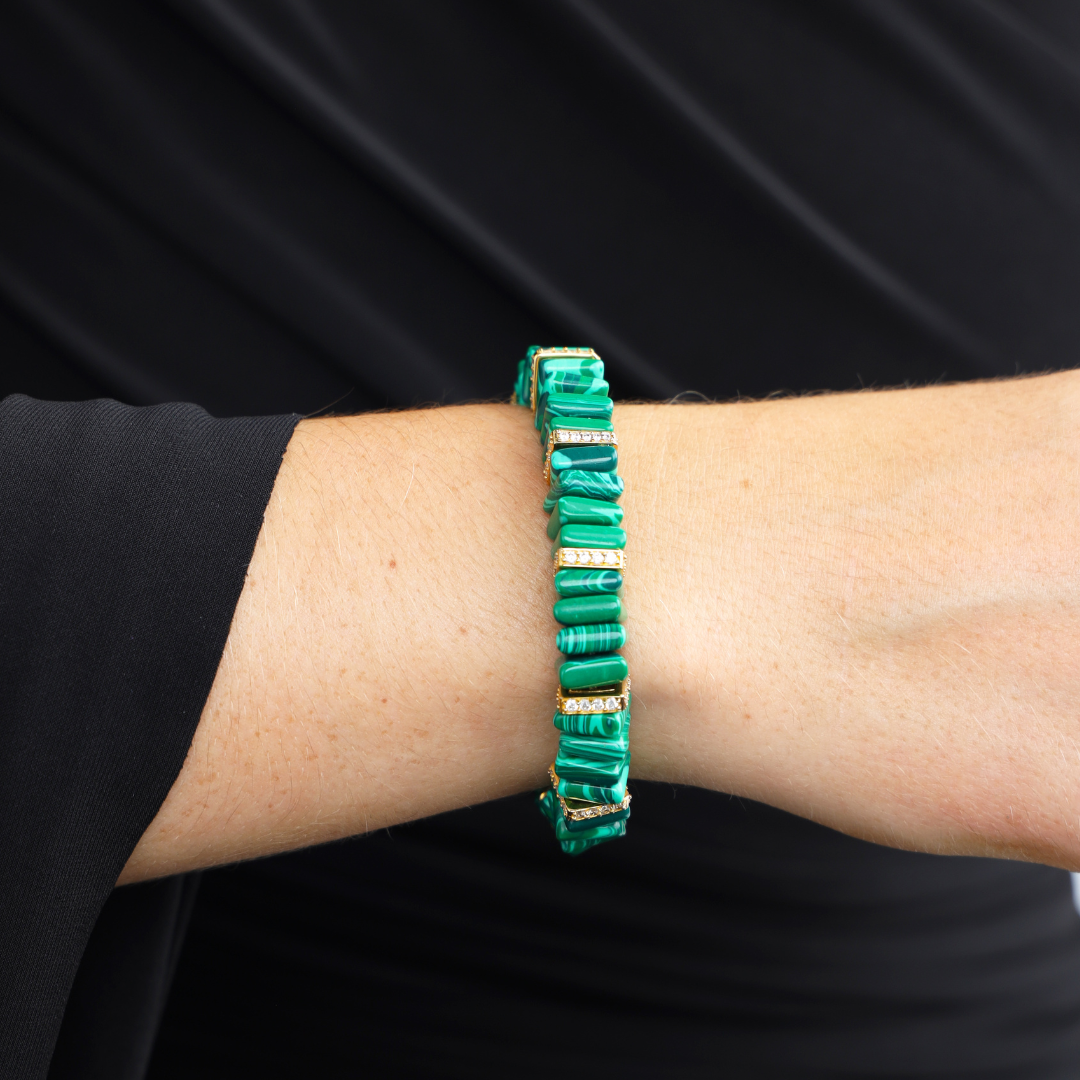 Malachite Tablet Bracelet | BuDhaGirl