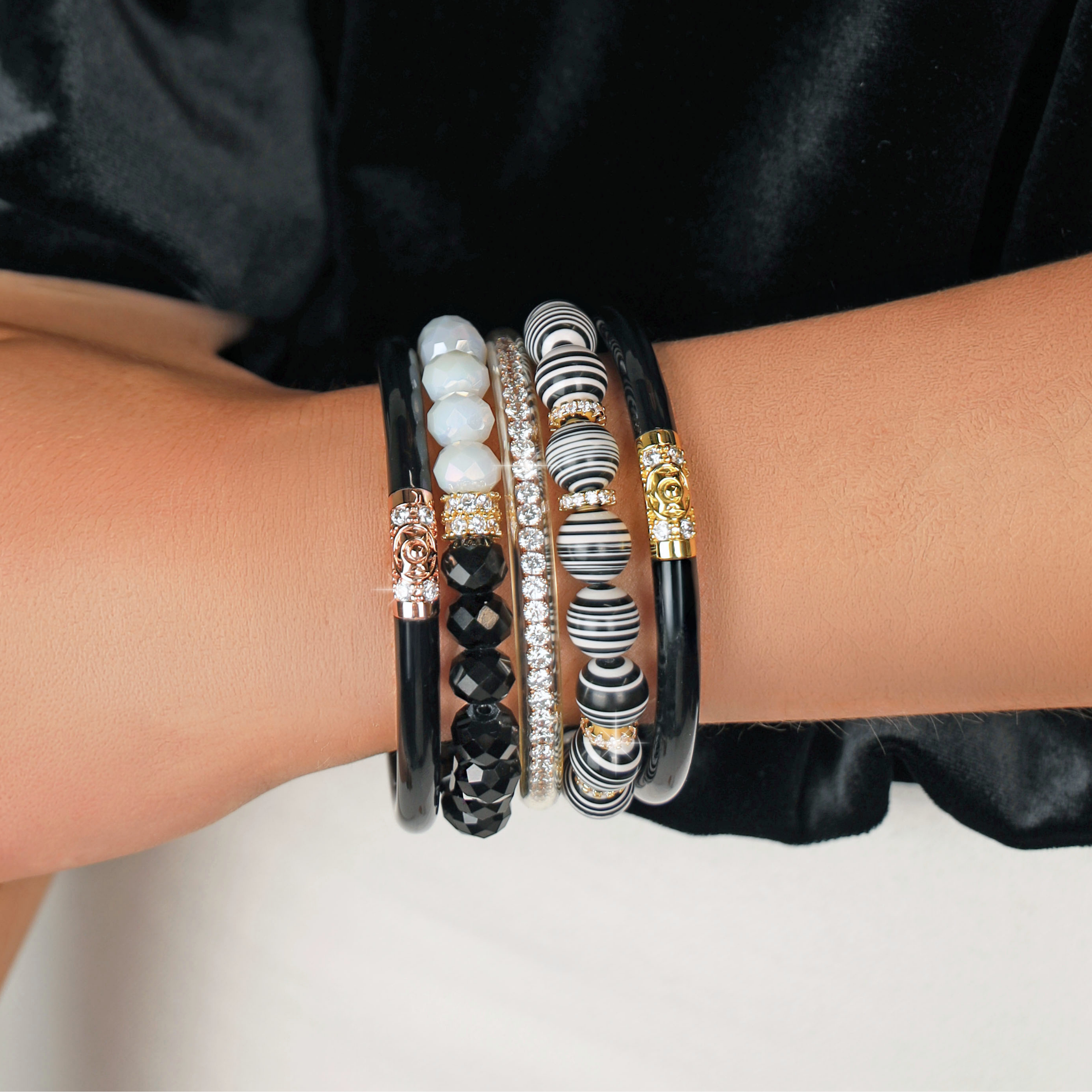 a person wearing bracelets