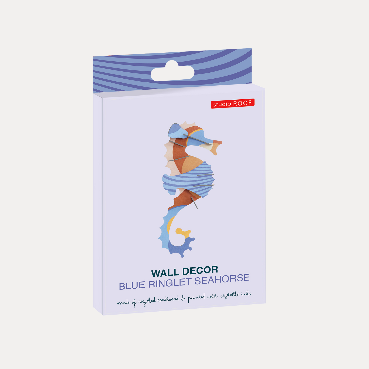 Blue Ringlet Seahorse | 3D Ocean Wall Art | BuDhaGirl