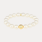 White Pearl Mala Beaded Bracelet