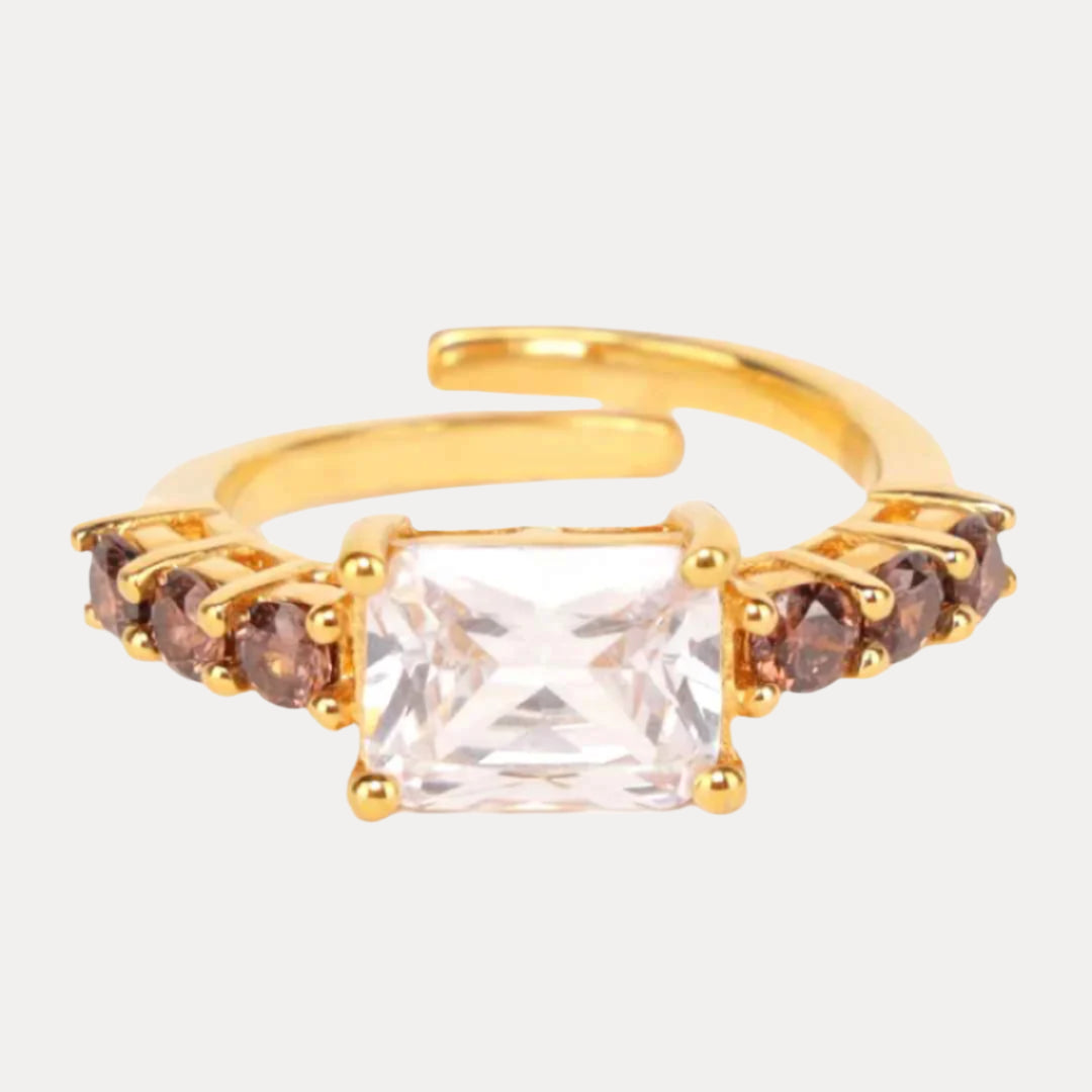 Clear Quartz | Emerald Cut | Princess Ring | BuDhaGirl