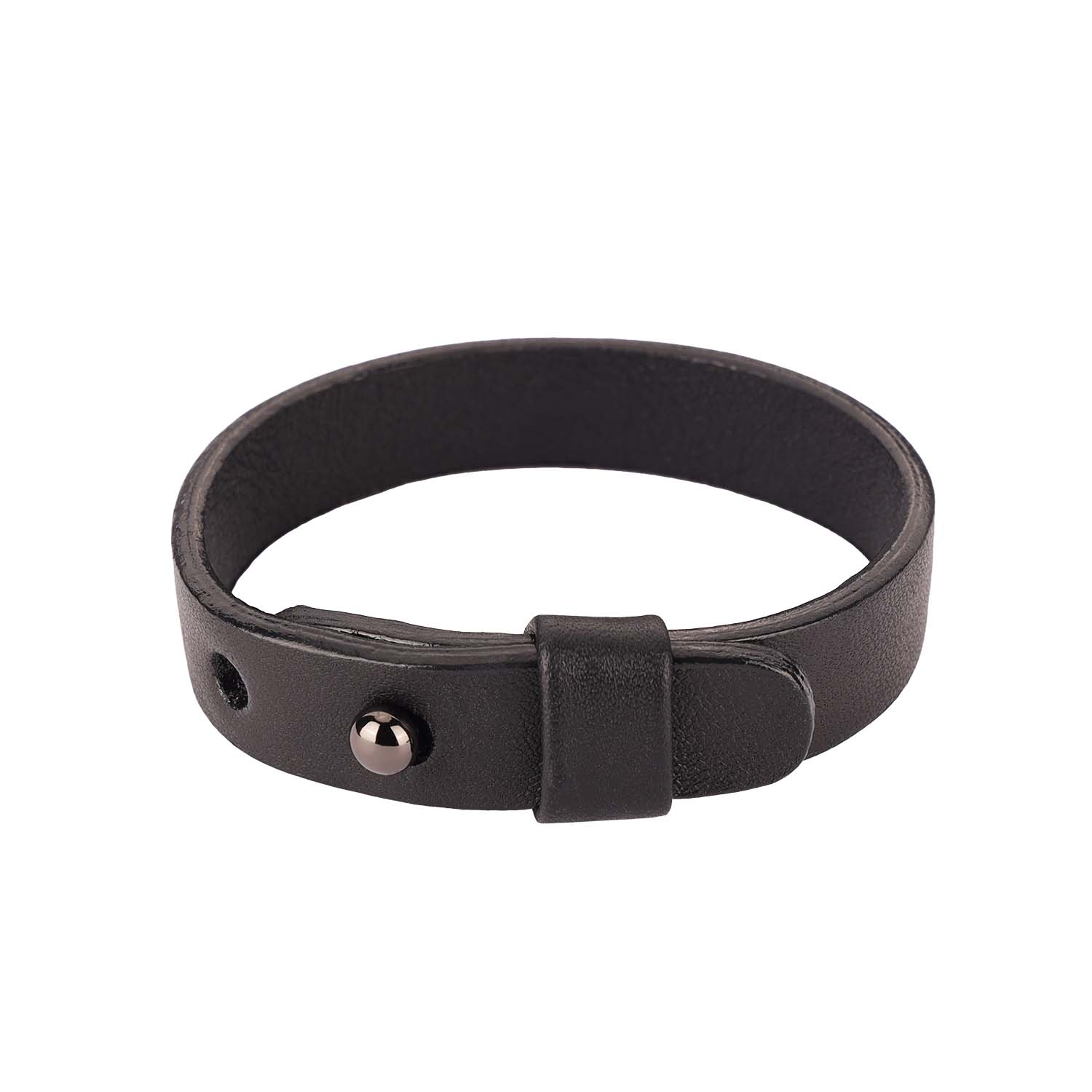 Black Leather Bracelet for Men | Mens Jewelry and Bracelets for Men | BuDhaGirl