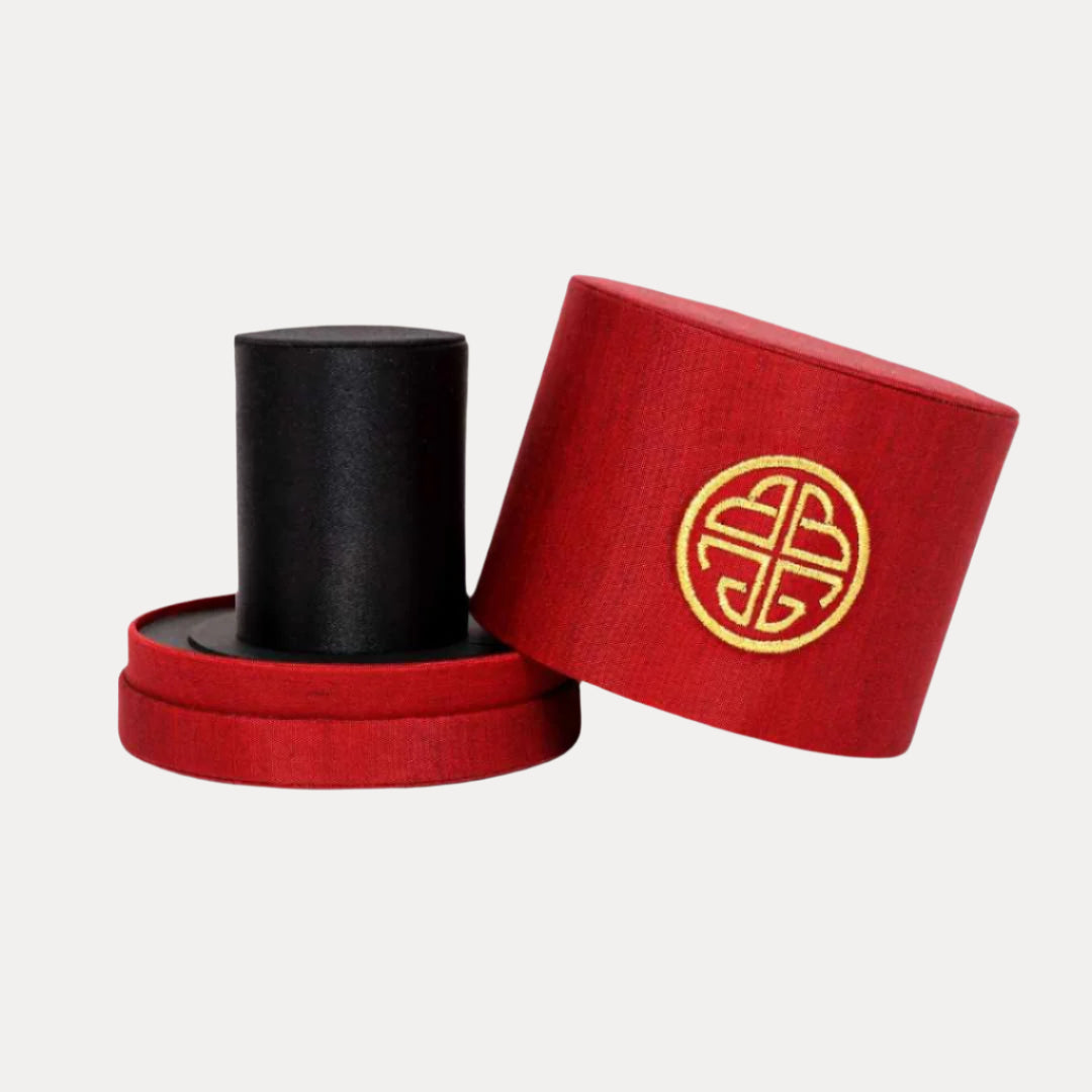 Red Silk Canister Gift Box | Bangle Storage and Accessories | BuDhaGirl