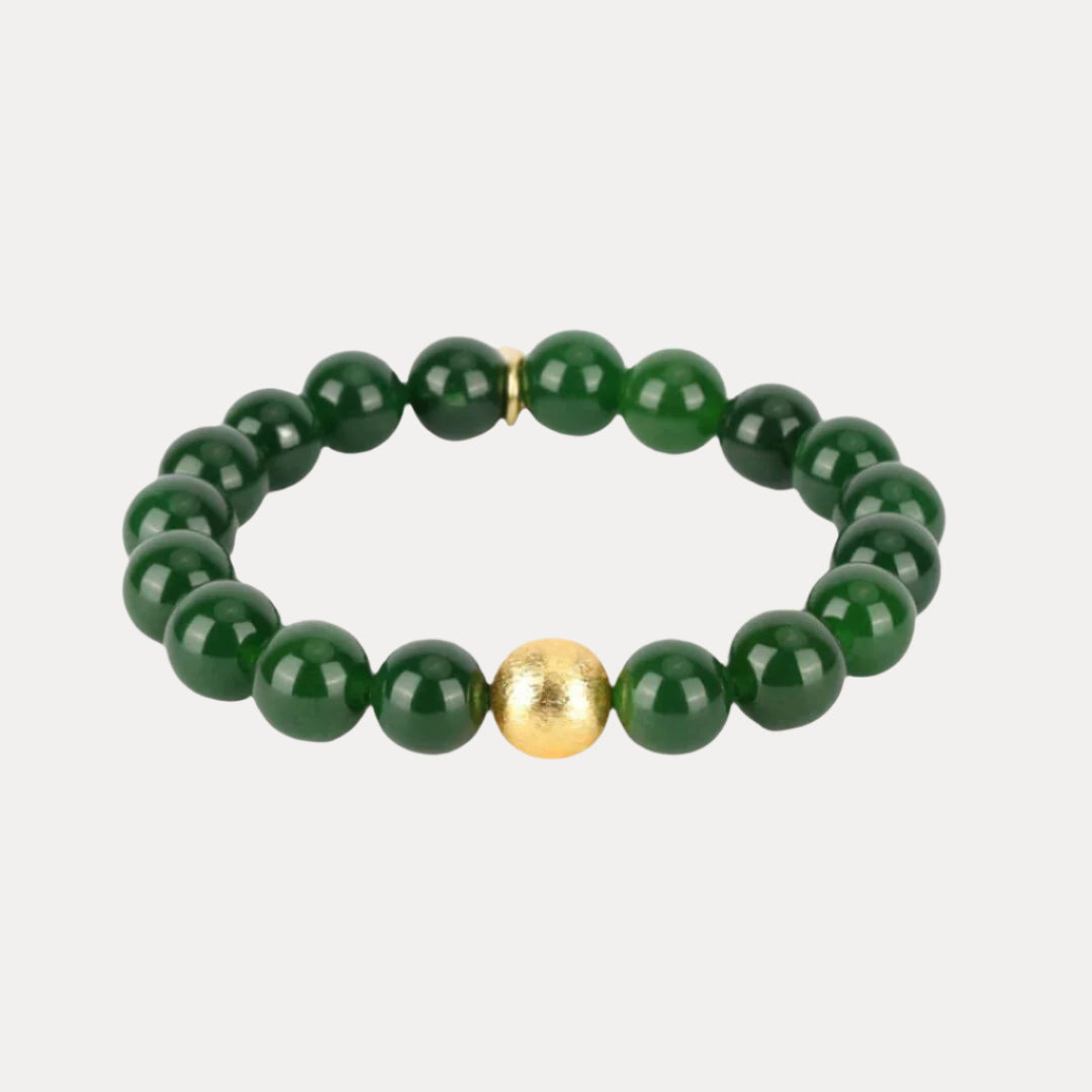 Jade Green Bianca Beaded Bracelet For Women | BuDhaGirl