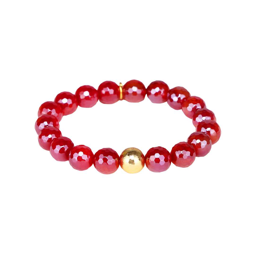 Scarlet Mélange Beaded Bracelet For Women BuDhaGirl