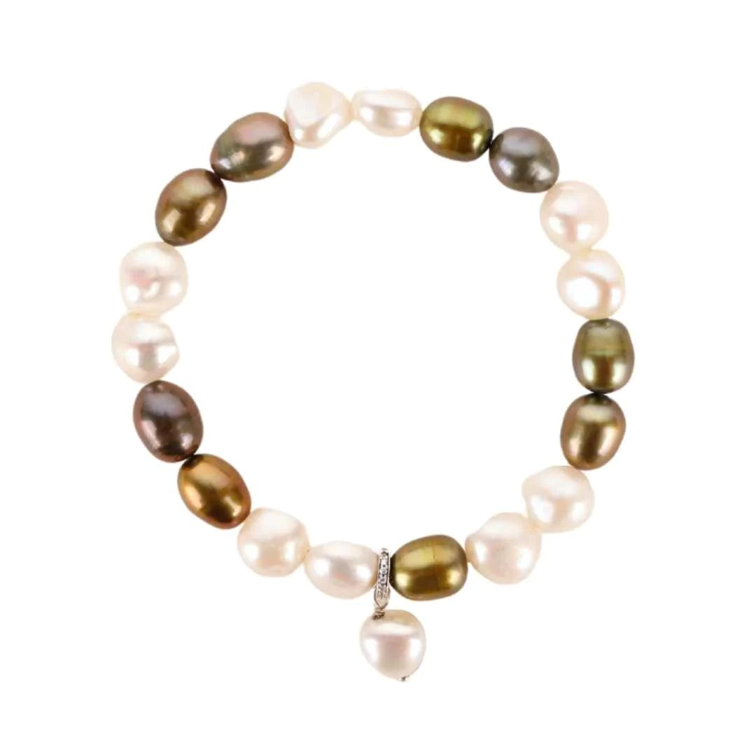 Baroque Natural Pearl Bracelet | BuDhaGirl