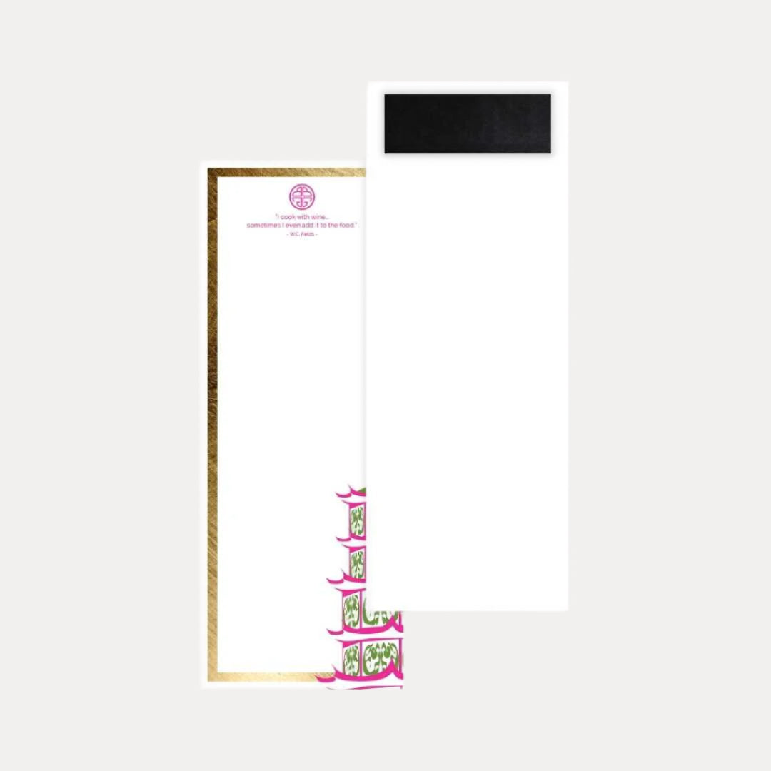 Colorful High Quality Magnetic Notepad | Pagoda Inspired | Set of 3 | BuDhaPaper by BuDhaGirl