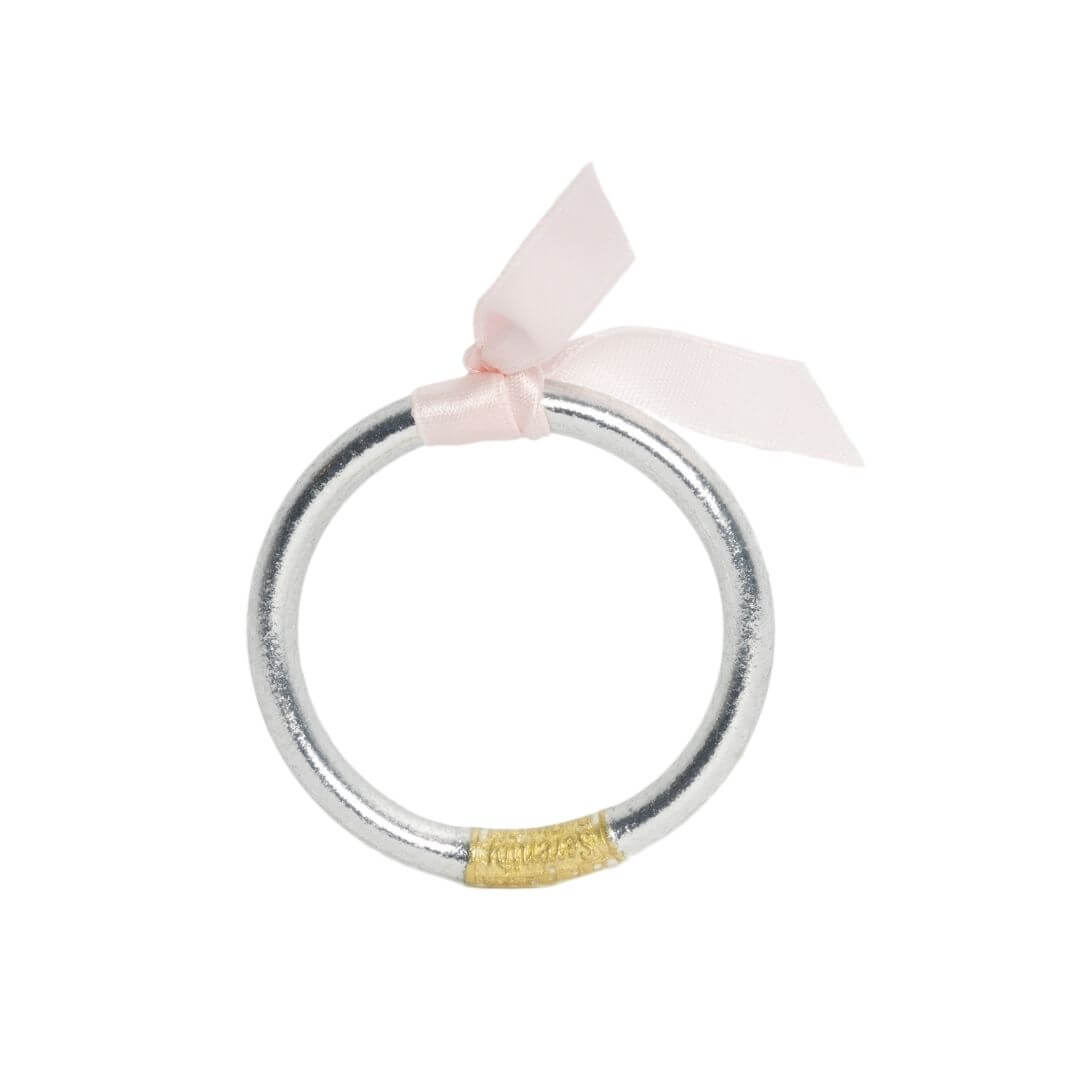 Silver Baby Bangle Bracelet | Infant Jewelry | BuDhaGirl