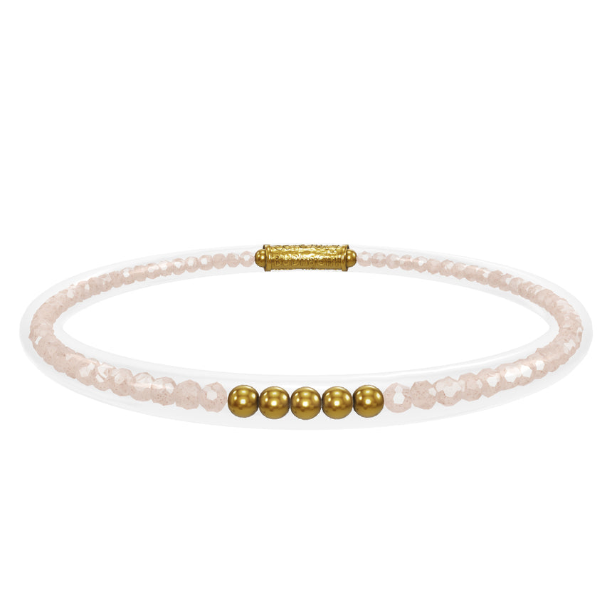 Pink Moonstone | Crystal Bangles and Bracelets | BuDhaGirl