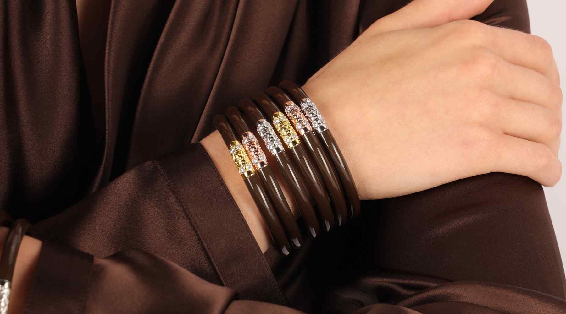Chocolate and Gold Jewelry | Brown Bangles and Bracelet Sets | BuDhaGirl