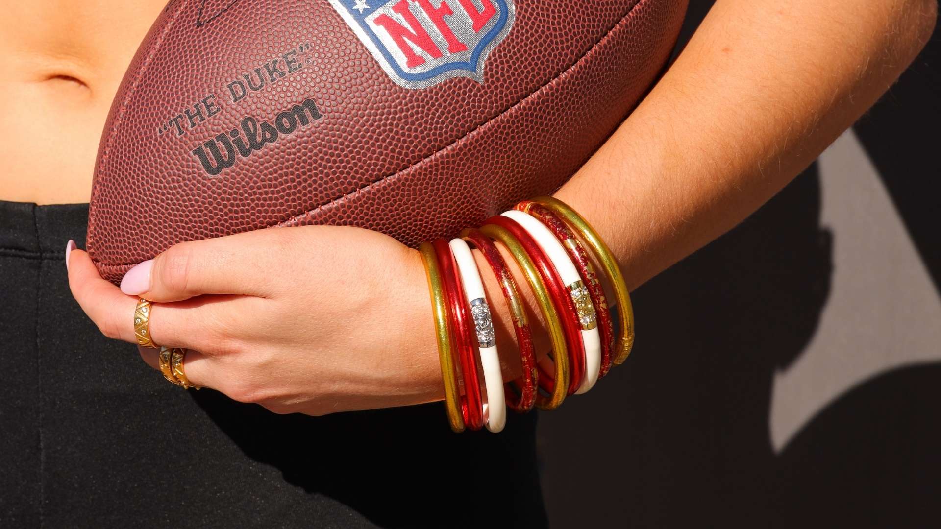 Red/Gold Bangle Bracelets for the Kansas City Chiefs | BuDhaGirl