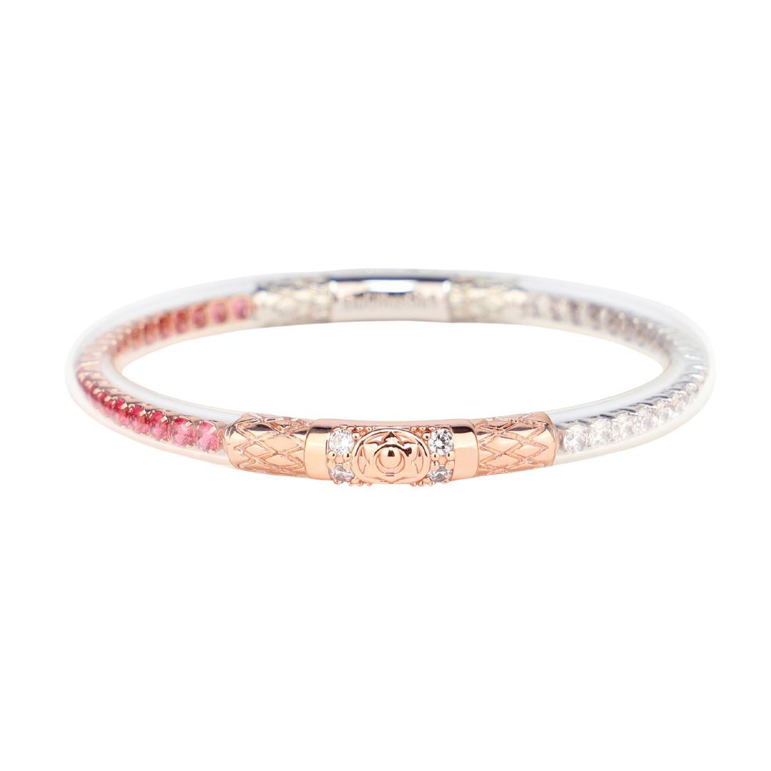 Exclusive All Weather Bangles® (AWB®) - Pink/Clear Crystal