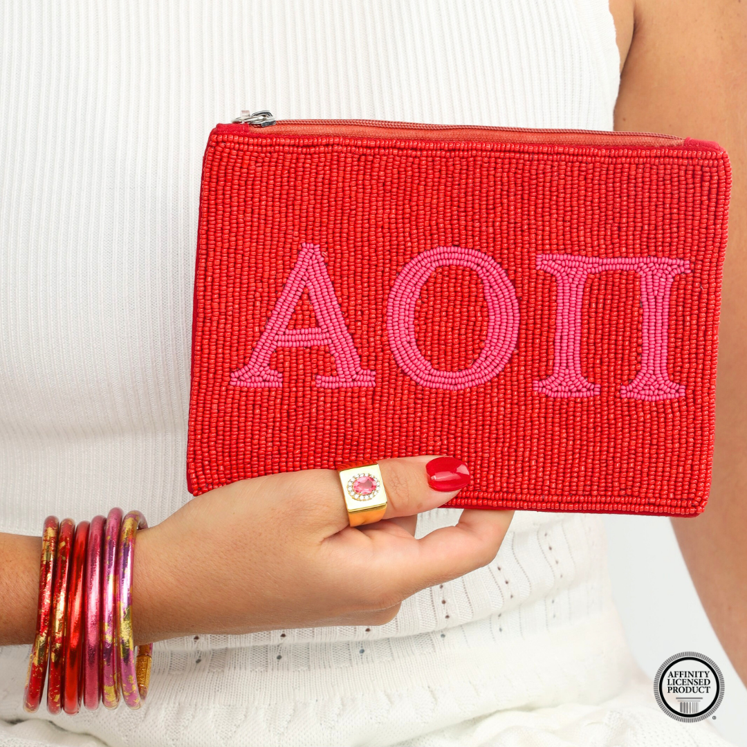 Alpha Omicron Sorority Bangle Bracelet Stack | BuDhaGirl