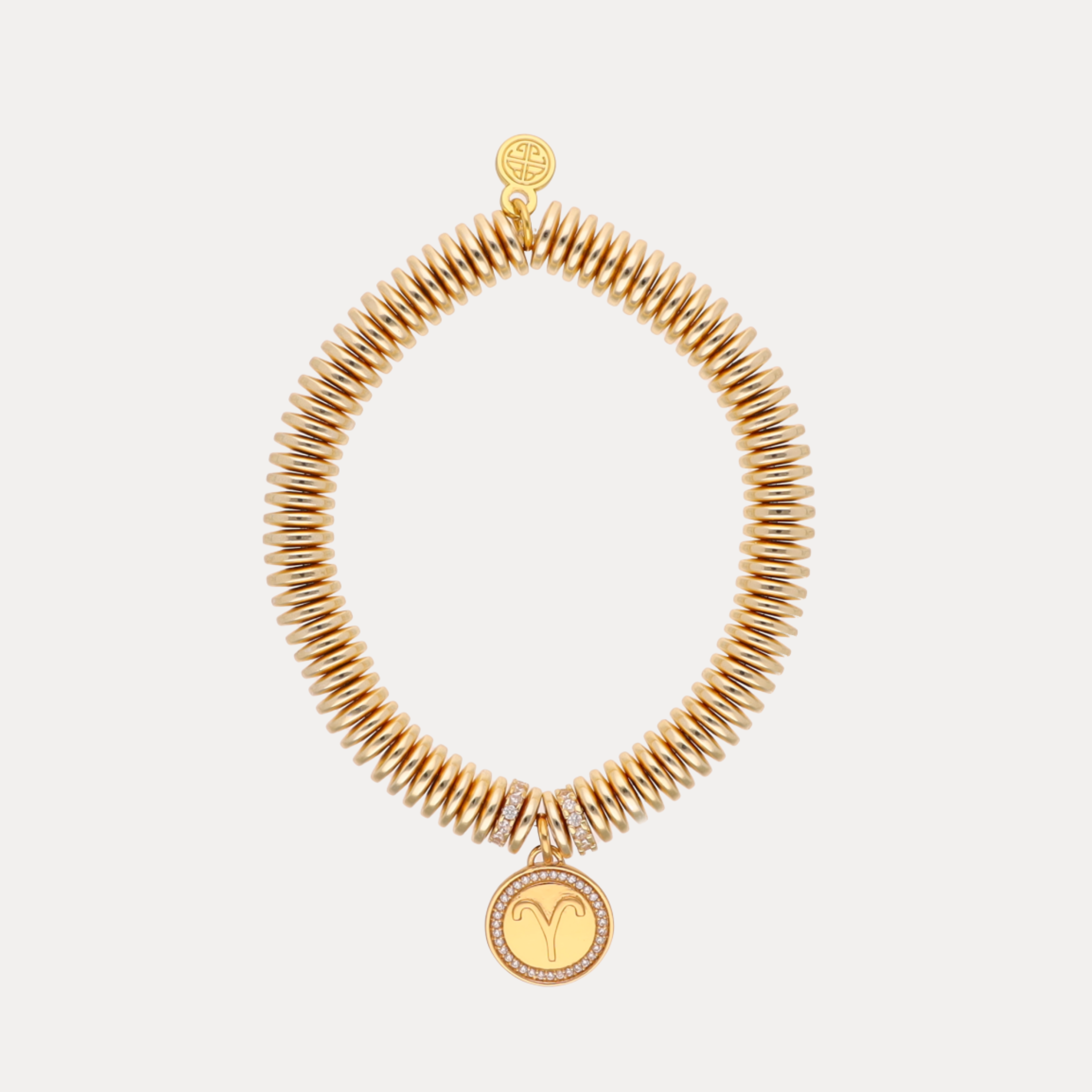 Aries Zodiac Charm Bracelet