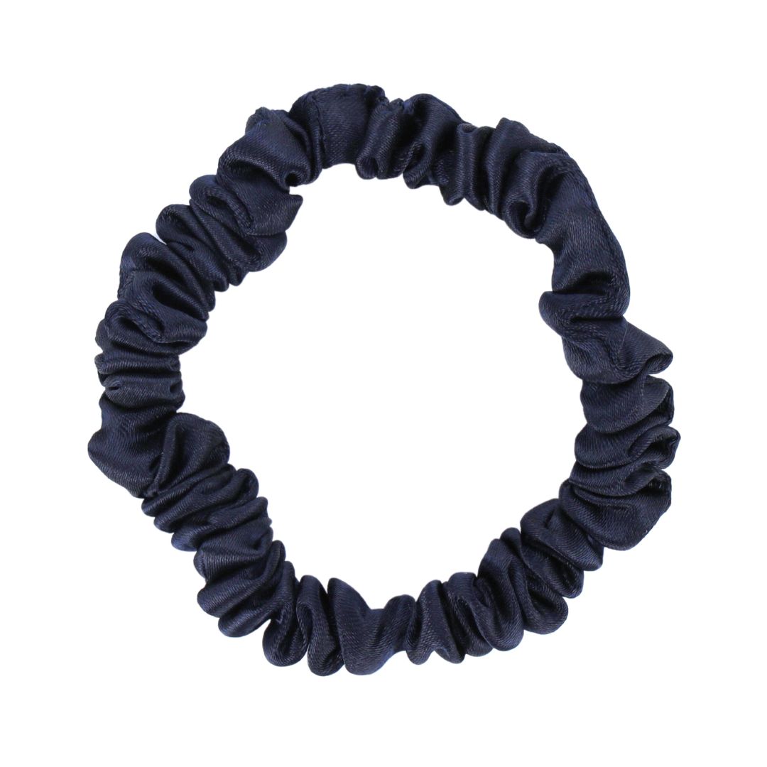 Pack of 7 Assorted Black Scrunchies Set For Women | BuDhaGirl