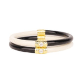 Pink/Ivory Yin & Yang All Season Bangles™ (ASB™) For Kids